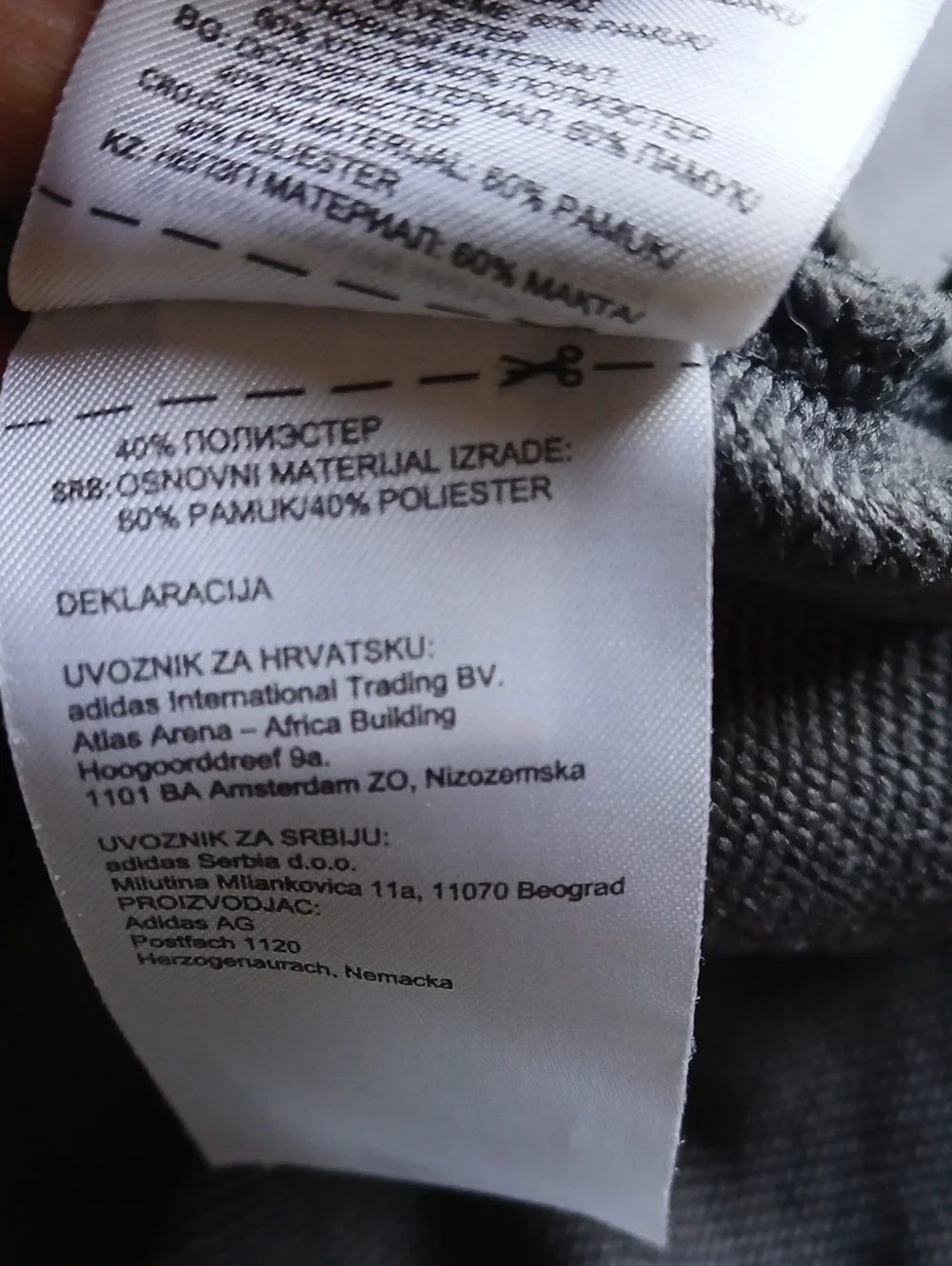 Adidas Gray Hoodie